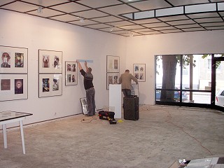 exhibition setup